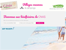 Tablet Screenshot of cnas.ceveo.com